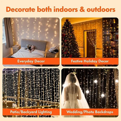 3M LED Fairy Lights with 8 Modes for Holiday Décor