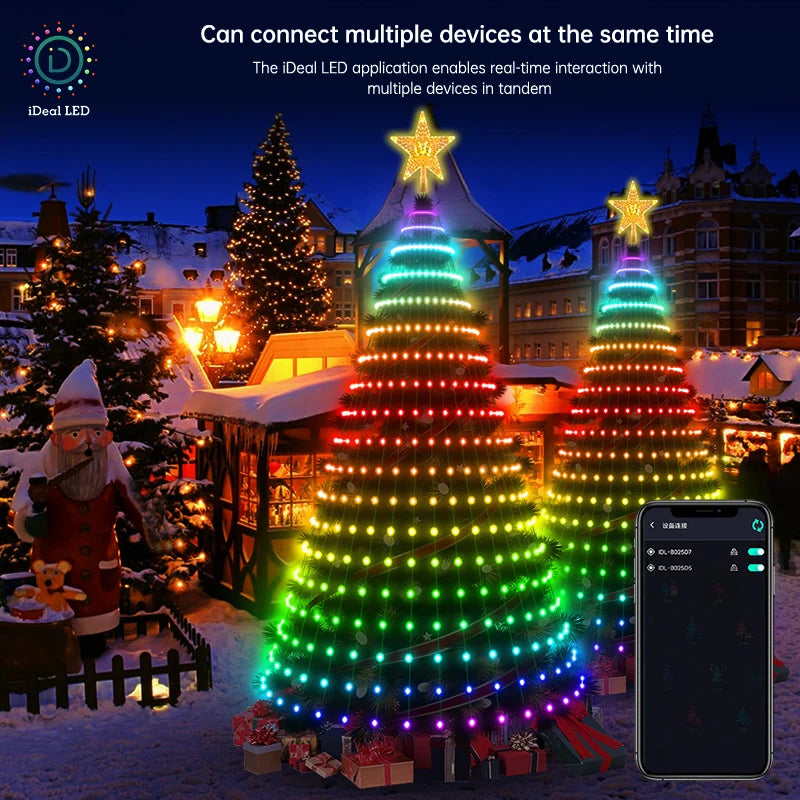 Smart RGB Christmas Tree Lights