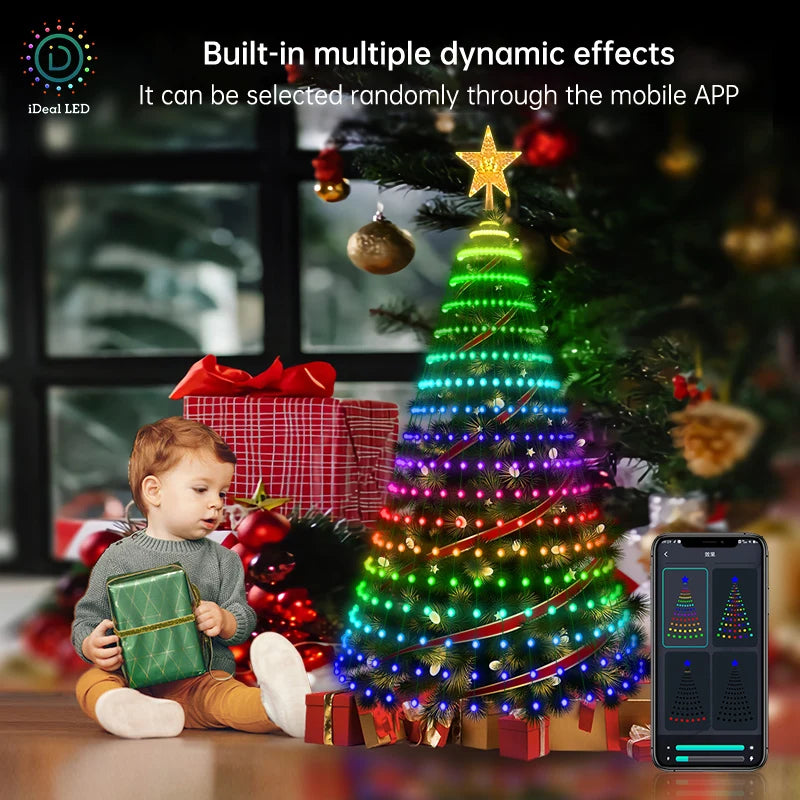 Smart RGB Christmas Tree Lights