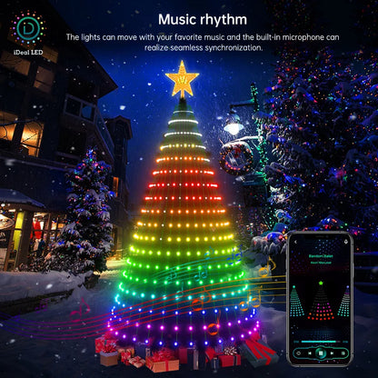 Smart RGB Christmas Tree Lights