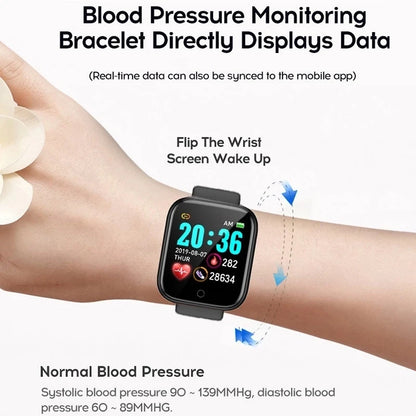 D20Pro Fitness & Health Smartwatch | Men & Women's Fitness Tracker