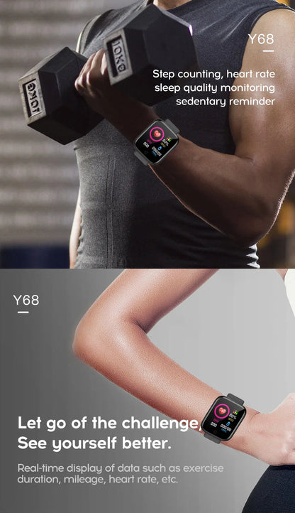 D20Pro Fitness & Health Smartwatch | Men & Women's Fitness Tracker