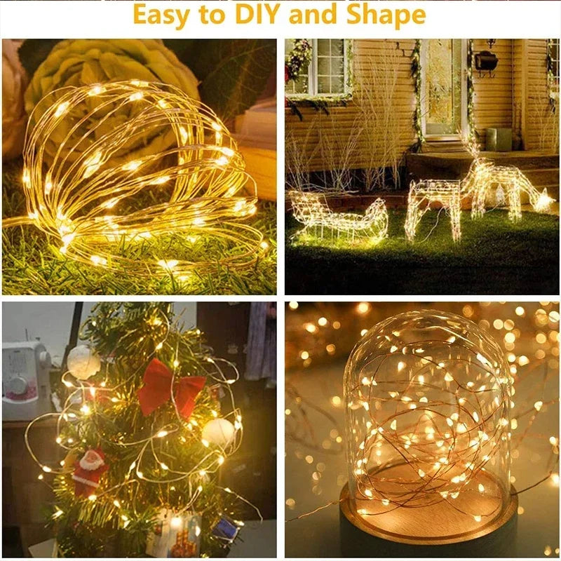 3M LED Fairy Lights with 8 Modes for Holiday Décor